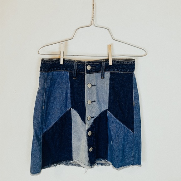 American Eagle Jegging Patchwork Skirt - Picture 2 of 5